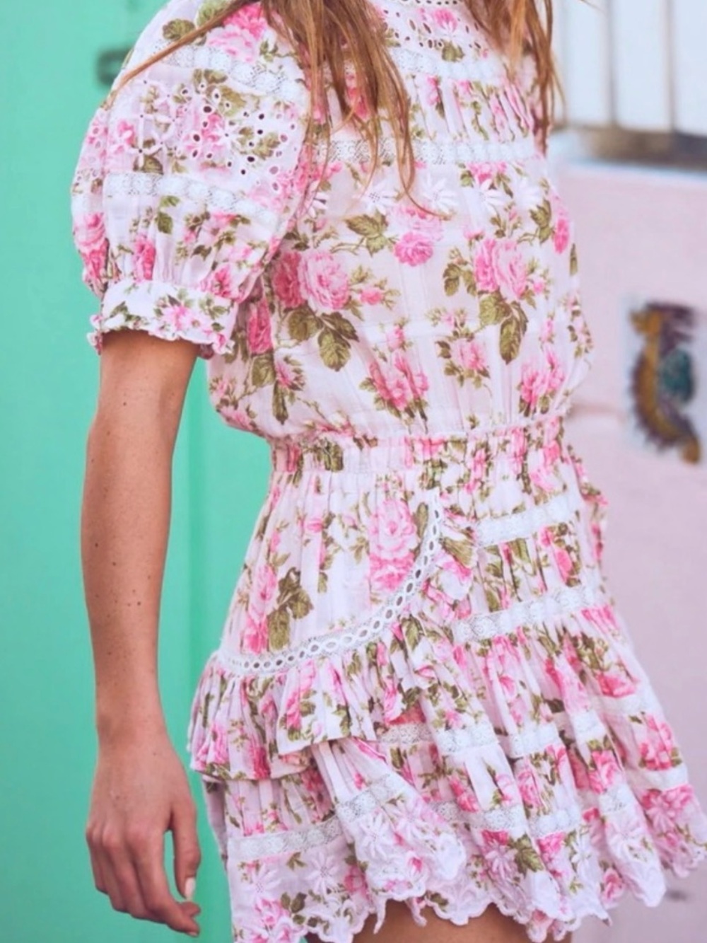 LoveShackFancy's mini Augustine Dress, NWT Size M - Picture 3 of 14
